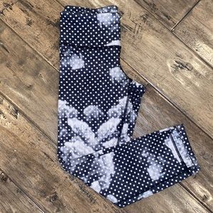 Lulu Lemon polka dot leggings